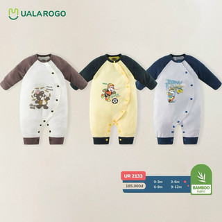 UALAROGO - Body dài không tất ualarogo vải petit/modal cho bé trai/bé gái