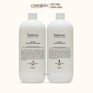 Dầu gội xả dưỡng ẩm Batious Hydrating trắng 960ML