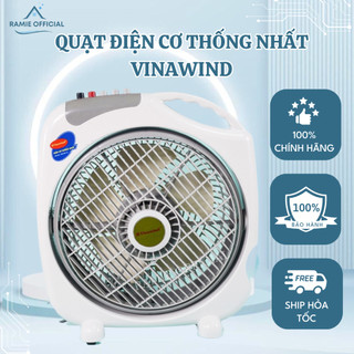 Quạt Điện Pramie Thống Nhất Hộp Vinawind Điện Cơ Thống Nhất QH-300LP/QH-350LP Bảo Hành 24 Tháng