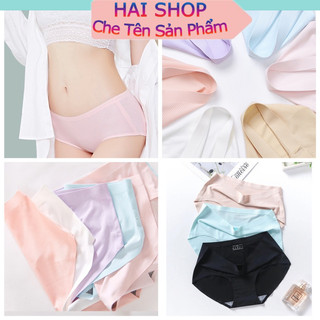 Quần lót nữ chất su lụa băng chip thông hơi kháng khuẩn siêu tàng hình 830 đồ lót haishop