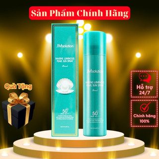 Xịt chống nắng toàn thân từ ngọc trai jm solution marine luminous pearl sun spray spf50+ 180ml - qnm