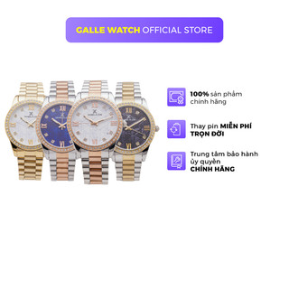 Đồng hồ nữ Daniel Klein Watch DK.1.12541 mặt nhỏ đính đá, kính cứng chống xước, chống nước, dây thép đeo tay cao cấp.