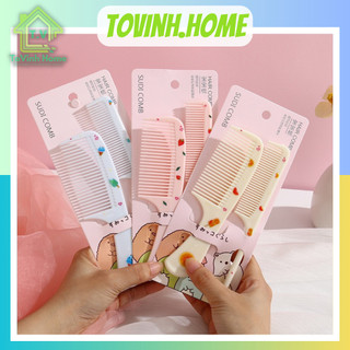Lược chải tóc tạo kiểu tiện dụng họa tiết hoạt hình đáng yêu GDTV
