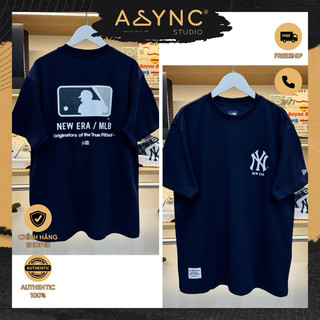 (Auth) Áo Thun New Era x MLB NY Logo Bóng Chày Navy | CODE: 14405337 - Async Studio