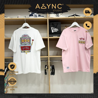 (Auth) Áo Thun New Era x MLB NY LA Win Play Game Màu Trắng Hồng | CODE: 14341234 - 14341295 - Async Studio