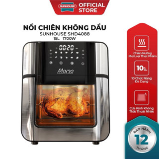NỒI CHIÊN KHÔNG DẦU 15L SUNHOUSE MAMA SHD4088