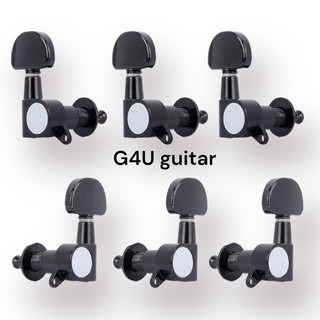 Khoá đàn guitar acoustic đúc đặc màu đen tặng tua-vit thay khoá G4U guitar