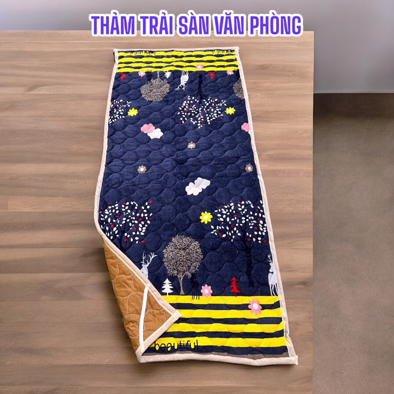 nệm văn phòng trải sàn 90x2m,thảm lông cừu có chun cố định