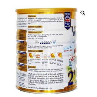 (Tích điểm đổi quà) Sữa VitaGrow 2+ 900g Tăng Chiều Cao (trẻ 2 tuổi trở lên)