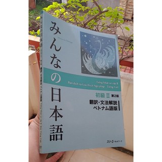 Sách - Minna No Nihongo Sơ Cấp 2- Bản mới in màu (SGK + Bản dịch+ bài tập)