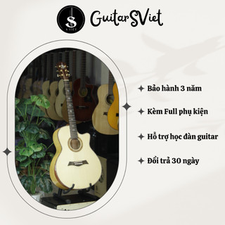 Đàn guitar custom cao cấp gỗ Maple 4A và Cẩm Ấn mã CV75Pro EOC20 và EOC20Pro