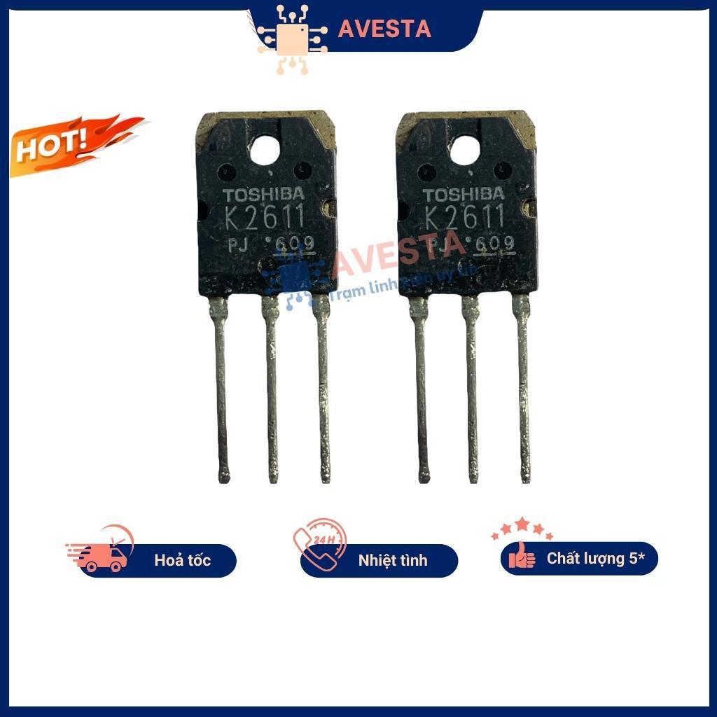 Mosfet K2611 2SK2611 9A 900V TO-3P tháo máy Avesta.