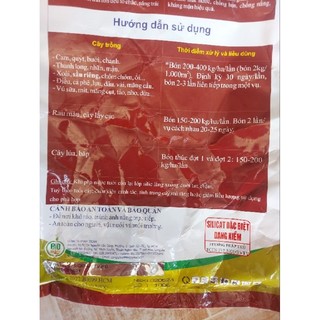 Phân bón gốc: BIO CT16 (túi 5kg)
