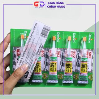 Keo 502 SUPER GLUE, keo dán đa năng nhanh khô chống thấm nước sử dụng cho việc dán giày, dép, nhựa...