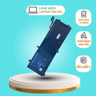 Pin zin laptop dell xps 15 9560, precision 5520, inspiron 15 7590 7591 ngắn h5h20 56wh new 100%