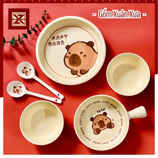  Combo bát đĩa sứ dễ thương 2025 chén ăn cơm bát sứ chén sứ dễ thương bộ bát đĩa bộ chén dĩa 