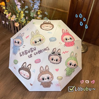 Ô dù gấp gọn Labubu tiện lợi