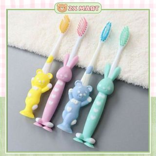 Bàn chải đánh răng cho bé (sỉ, lẻ) hình gấu, hình thỏ siêu xinh - 2X MART