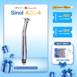 Tay khoan nhanh Sinol AZL-4 NPDENT 4 tia nước làm mát mạnh mẽ, đảm bảo vận hành mượt mà, bảo hành 3 tháng