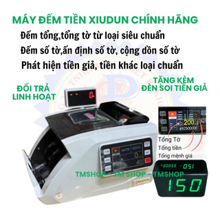 Máy đếm tiền xiudun -9800 phát hiện tiền giả,tiền khác loại, tính tổng chuẩn