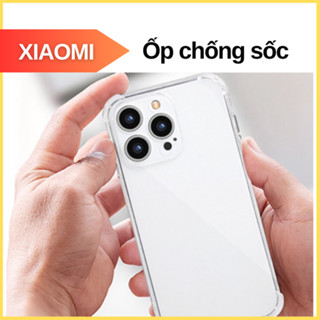 Ốp lưng Xiaomi Redmi Note 10 10s 11 11s 11 12 Pro Redmi 10 12 12c 10c loại trong suốt bảo vệ camera hoặc chống sốc 4 góc