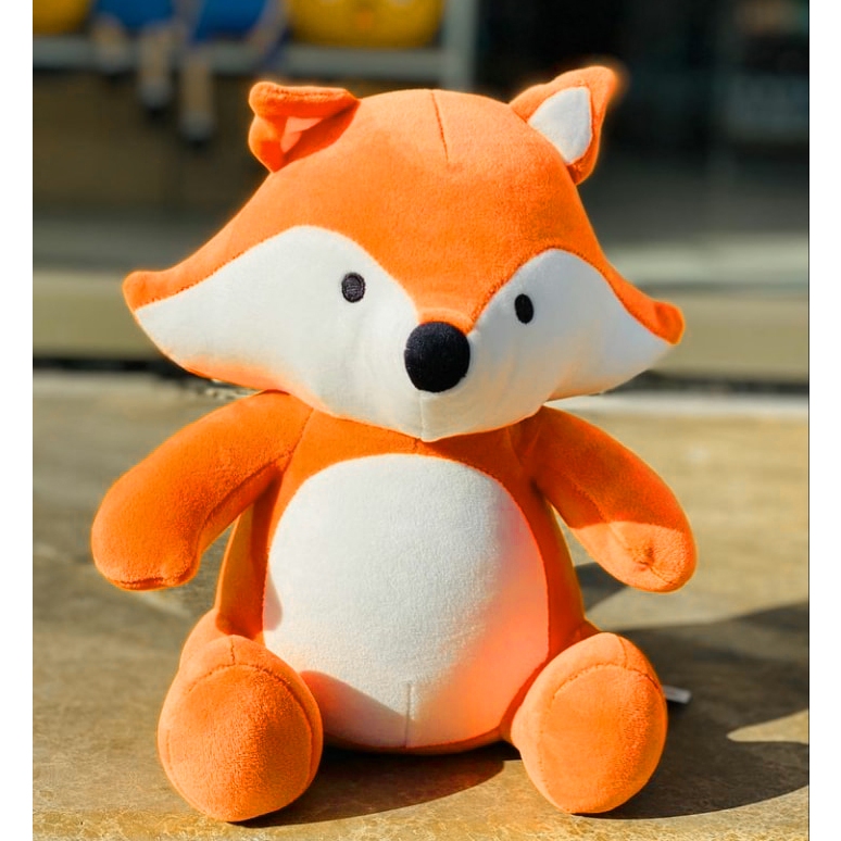 Thú bông con cáo Foxie ngồi siêu mềm siêu cưng (30cm) vải miniso mềm mịn, hàng loại 1 cao cấp an toà
