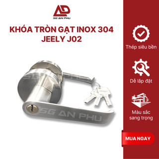 Khóa tròn gạt jeely j02 kiểu dáng tay cong sang trọng, bền | npp sg an phú