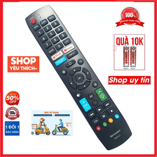 Điều khiển tivi SHARP RNF01 - Điều khiển tivi Sharp Smart{hàng mới nhập} - tặng kèm pin và bảo hành 3 tháng