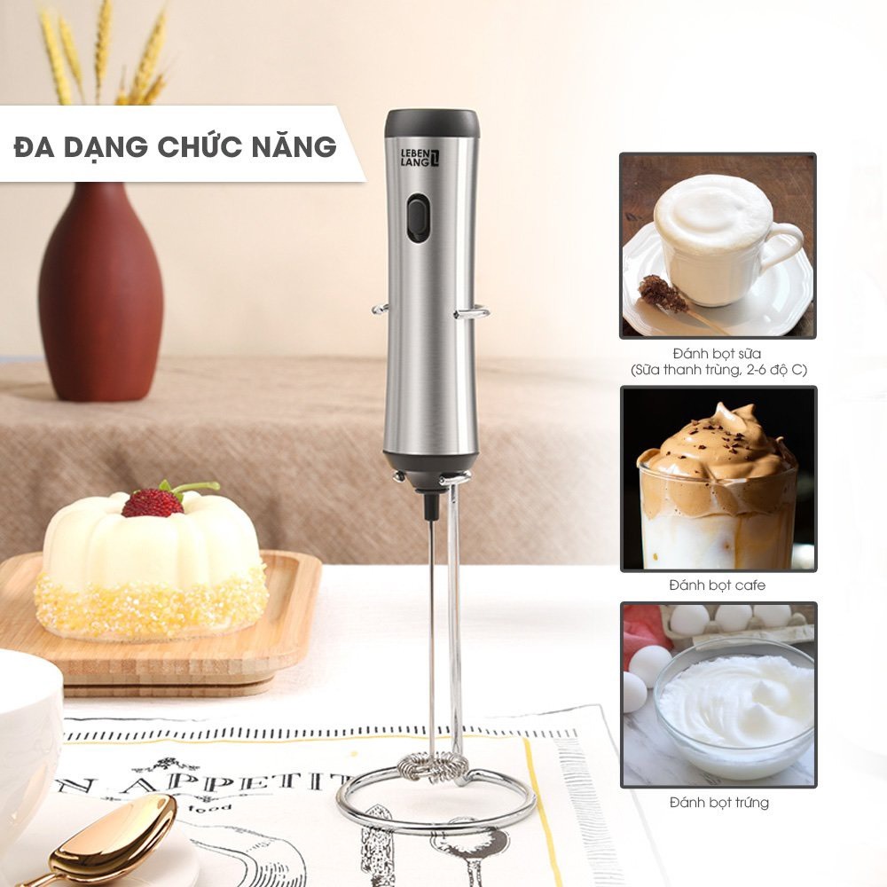 Máy đánh bọt cafe cầm tay Lebenlang LBL4583.
