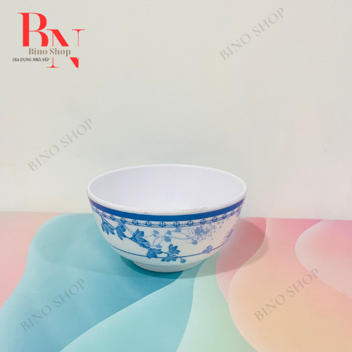 Chén Cơm Chén Chè Nhựa Melamine In Hoa Văn