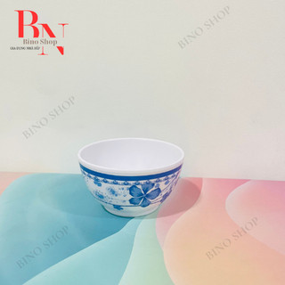 Chén Cơm Chén Chè Nhựa Melamine In Hoa Văn