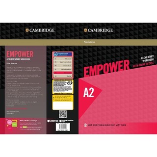 Sách - Cambridge English Empower A2 Elementary Workbook A2