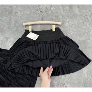 CHÂN VÁY XÒE NỮ XẾP LY 2 TẦNG