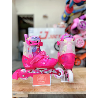    Tặng bảo hộ tay chân   Giày Trượt Patin  Centosy  Flying Eagle L8 - Bánh Full Phát Sáng Tăng Chỉnh 3 Size Cho Bé 