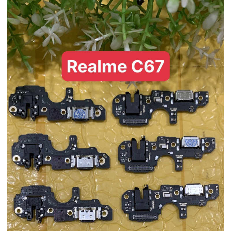Cụm sạc realme c67 / cụm bo mạch sạc realme c67 / Đuôi sạc realme c67 zin mới