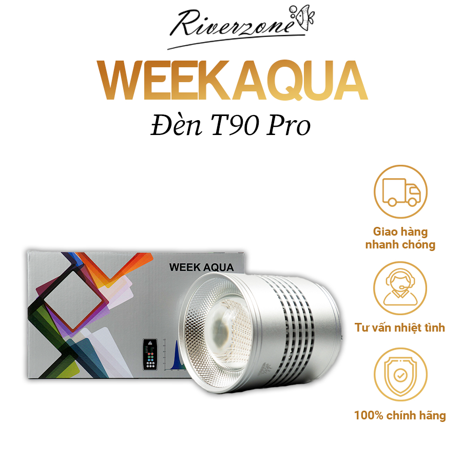 Đèn Week Aqua T90 Pro siêu sáng bản 3.0 [BẢO HÀNH 6 THÁNG]