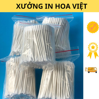 Tăm bông ngoáy tai, Gói 200 tăm bông 1 đầu tròn 1 đầu dẹt