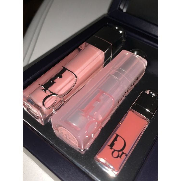 Set 3 Son Dior Maximizer 001 - Lip Glow 001 - Maximizer 038 Mini Size