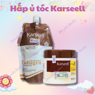Kem Hấp - Ủ- Xả Phục Hồi Tóc Collagen Karseell Maca 500ML | Hàng Chính Hãng