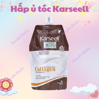 [Chính Hãng] Hấp Ủ Karseell Maca Collagen Chính Hãng Siêu Mượt 500ml - Dạng Túi
