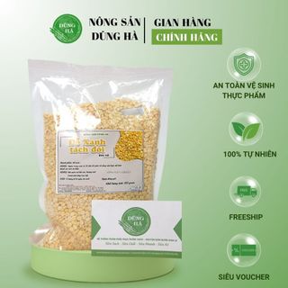 Đậu xanh bóc vỏ - đỗ xanh tách đôi bóc vỏ loại 1 dùng nấu xôi, nấu cháo, nấu chè