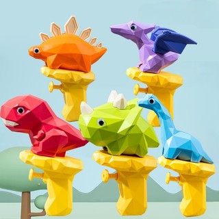Súng bắn phun nước đồ chơi mini cho bé hình khủng long nhiều màu đáng yêu, đồ chơi phun nước 89032
