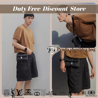 Prada Dòng Re-Nylo Mobile phone bag✨Túi đựng điện thoại di động/Phong cách giống nhau cho nam và nữ