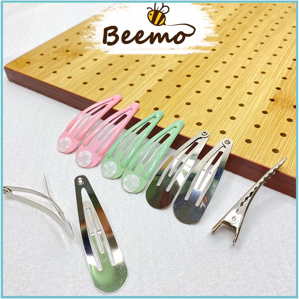 [Set 10 cái] Phôi Kẹp Tóc Giọt Nước Làm Đồ Handmade, Kẹp Tóc Mỏ Vịt