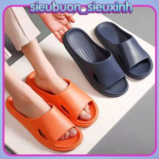 Dép đi trong nhà Dép lê nam nữ đi nhà tắm văn phòng siêu nhẹ đúc nguyên khối chống trơn trượt siêu bền giá rẻ SBSX DU25