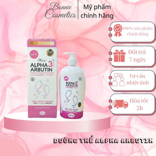 Alpha Arbutin - Sữa Dưỡng Thể & Serum Kích Trắng Da Alpha Arbutin Collagen 3+Plus
