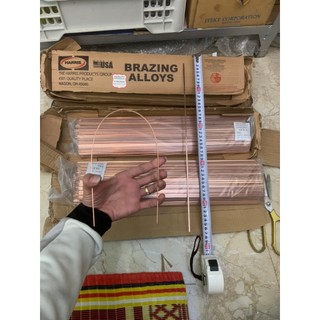 Combo 10 cây que bạc hàn ống đồng HARRIS Mỹ