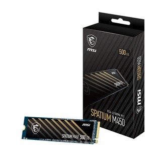 Ssd msi spatium m450 500gb pcie 4.0 nvme m.2
