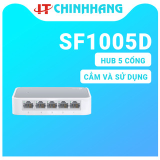 Switch chia cổng mạng TP Link 5 Port TL-SF1005D Hàng FPT-TCTbảo hành 24 tháng