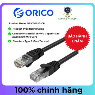 Cáp mạng thân tròn orico pug-c6 hàng chính hãng